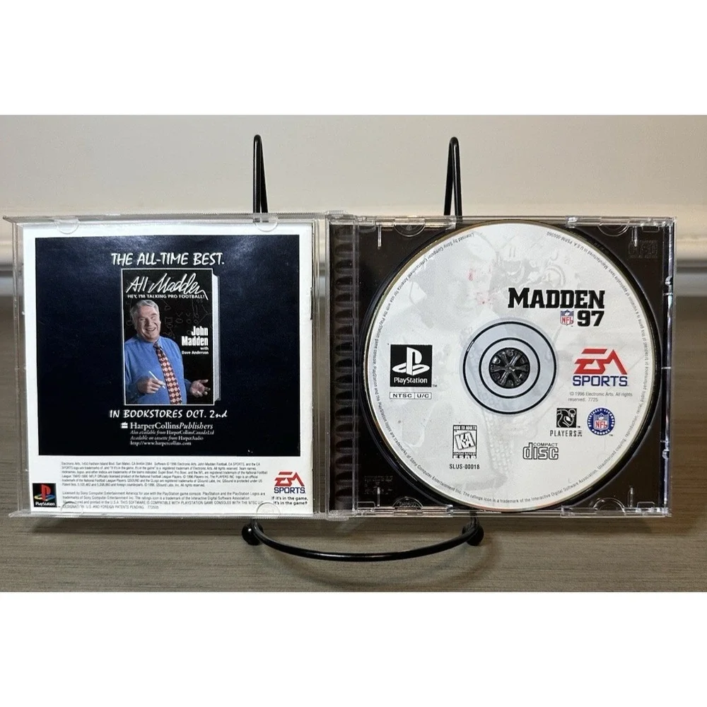 PS1 Madden Games Lot - Madden 97 CIB, Madden 98 CIB